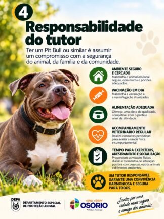 DEPA de Osório Alerta para os Cuidados com Cães de Grande Porte: Responsabilidade, Prevenção e Segurança 16 4 1