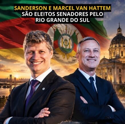 Sanderson (PL) e Marcel Van Hattem (Novo): O Rio Grande do Sul definiu neste domingo (4) seus dois novos representantes no Senado Federal