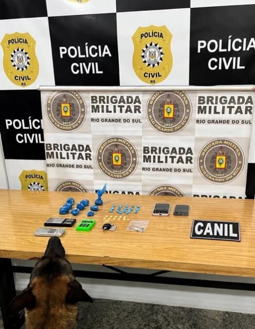 Casal é preso por tráfico de drogas no Centro de Osório