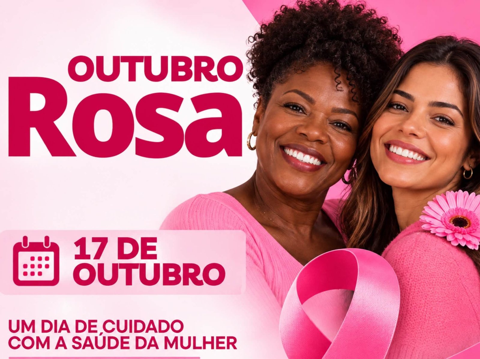 OUTUBRO ROSA: PREFEITURA DE OSÓRIO PROMOVE AÇÃO DE SAÚDE DA MULHER NO PRÓXIMO SÁBADO, DIA 17