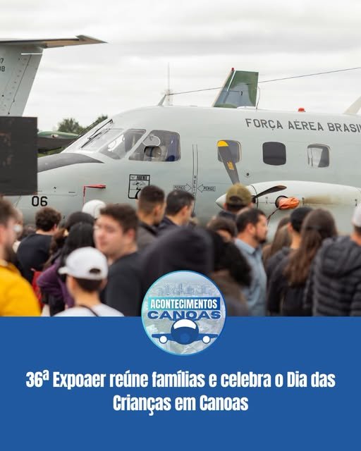 O evento contou com exposição de aeronaves, demonstrações aéreas, veículos militares, atrações e atividades gratuitas para toda a família.