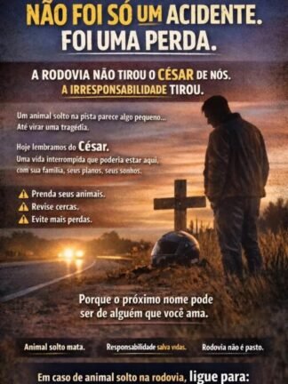 Filha de motociclista morto após colisão com cavalo na Estrada do Palmital desabafa após presenciar animais na via 3 854143746 1993230781321015 655870652880153908 n