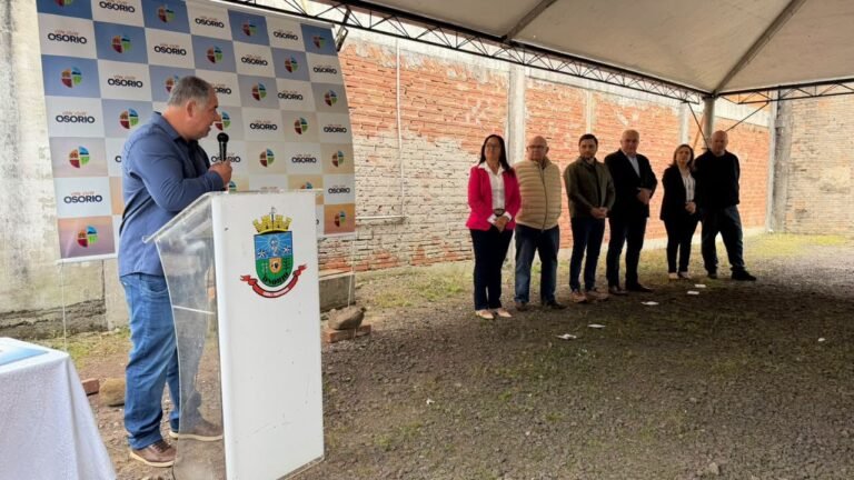 com presenca do vice governador do estado prefeitura de osorio da inicio a duplicacao da e 12
