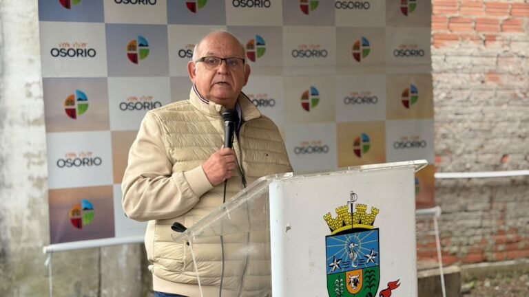 com presenca do vice governador do estado prefeitura de osorio da inicio a duplicacao da e 6