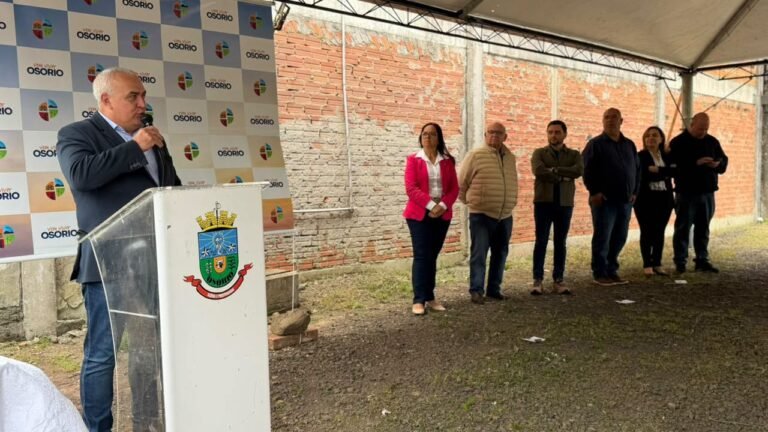 com presenca do vice governador do estado prefeitura de osorio da inicio a duplicacao da e 7
