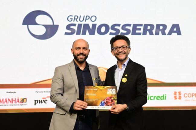 Grupo Sinosserra avança posições entre as 500 maiores Empresas do Sul