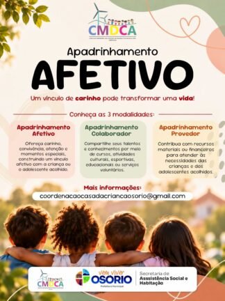 programa de apadrinhamento afetivo sera realizado em osorio 1
