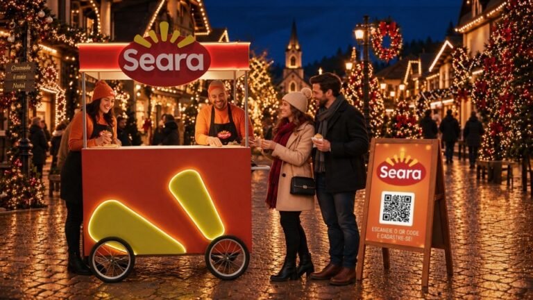 Seara inaugura a Magia do Natal Luz de Gramado com experiências exclusivas e degustação do tradicional Fiesta Seara