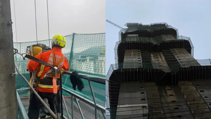 Trabalhador morre após cair do 49º andar e despencar 60 metros de arranha-céu de luxo em obras em Balneário Camboriú