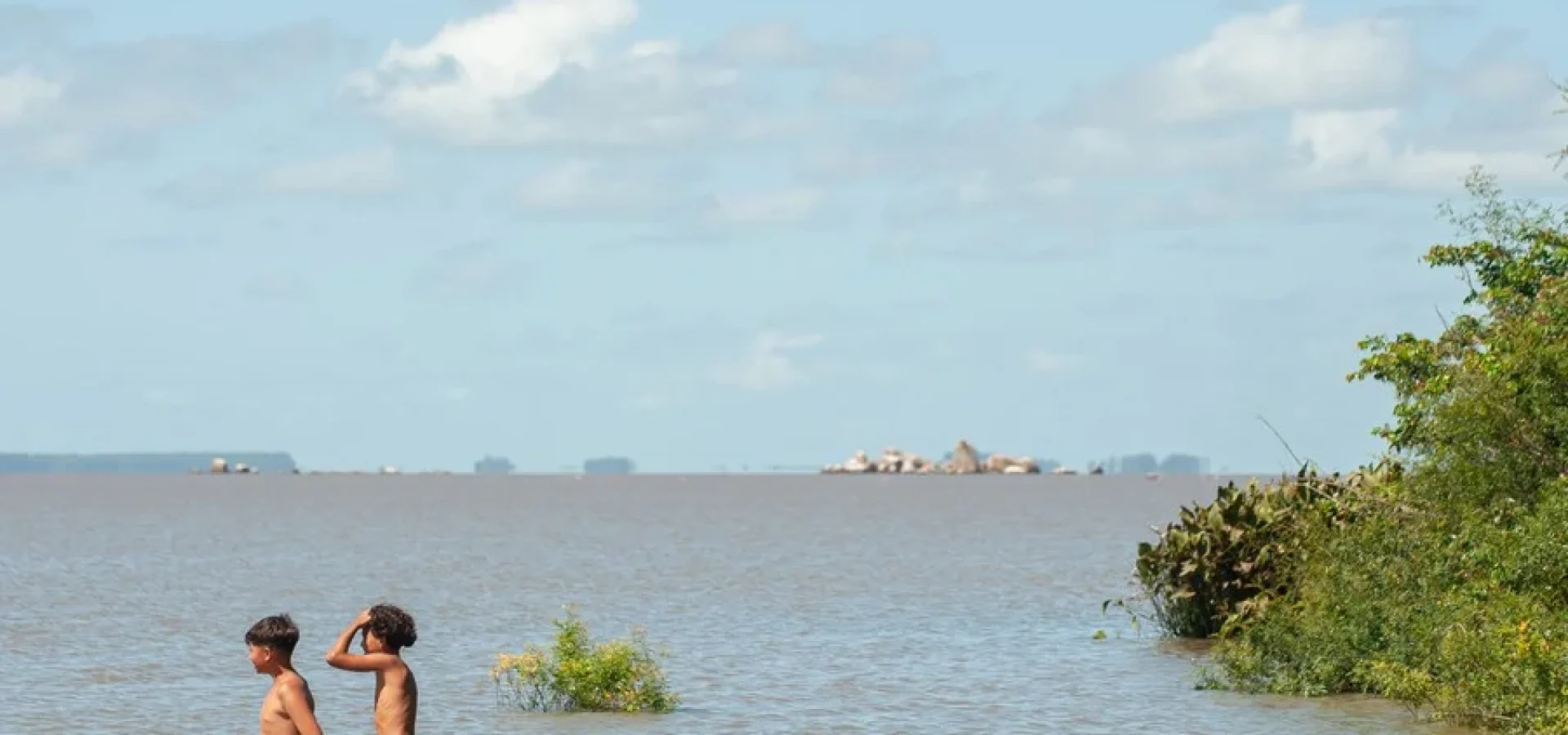 As máximas devem ficar em torno e acima dos 35°C em grande número de cidades do Rio Grande do Sul.
Foto : Camila Cunha
