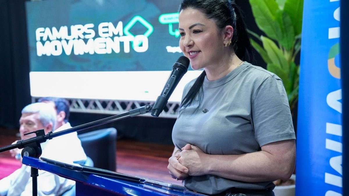 Presidente da Famurs e prefeita de Nonoai, Adriane Perin de Oliveira.