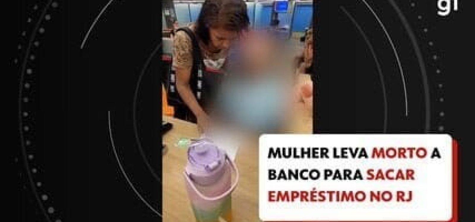 Mulher leva morto em cadeira de rodas para sacar empréstimo de R$ 17 mil. Foto: G1