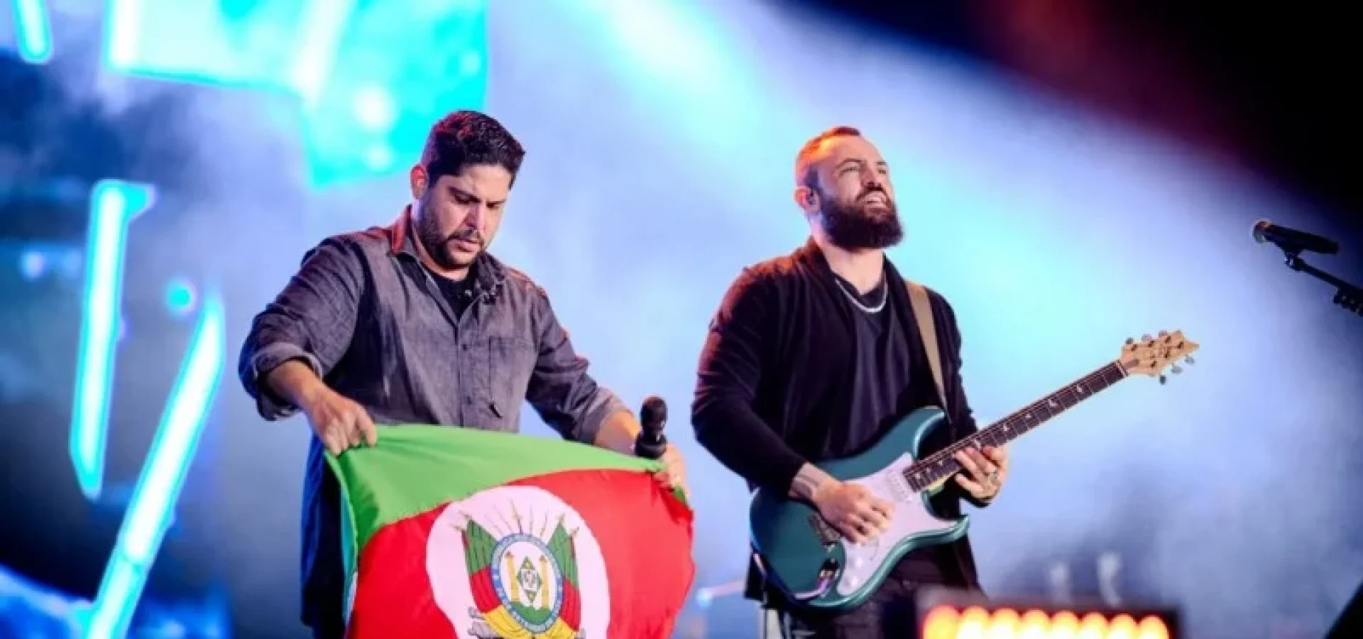 Jorge & Mateus anunciam pausa na carreira | abc+
Jorge & Mateus anunciam pausa na carreira.
Foto: Cadu Fernandes/Jorge e Mateus