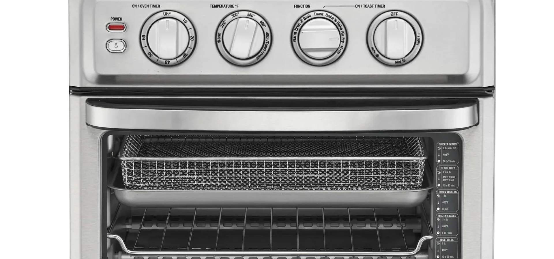 Airfryer + Forno Ovenfryer 17L Cuisinart Grill Airfryer + Forno Ovenfryer 17L Cuisinart Grill