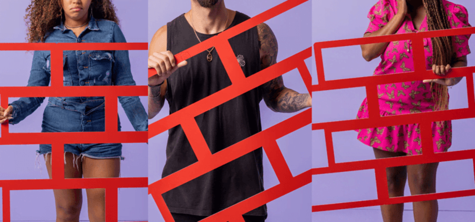 Giovanna Pitel, Nizam e Raquele estão no paredão. O menos votado vai deixar o "BBB 24" no próximo domingo.
Globo / Divulgação