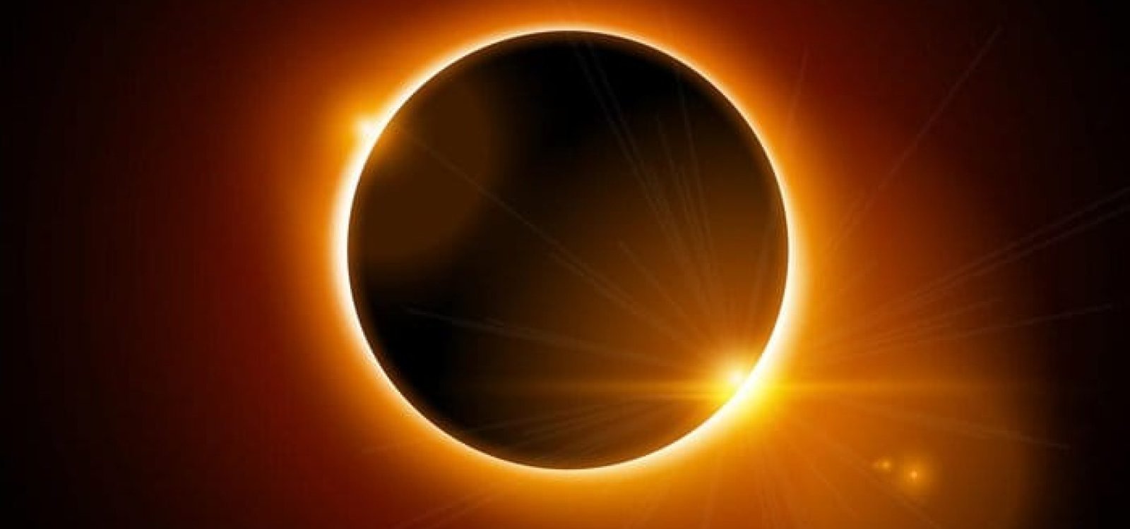 Um eclipse solar total ocorre quando a Lua passa diretamente entre a Terra e o Sol, bloqueando completamente o disco solar.
kolonko / stock.adobe.com