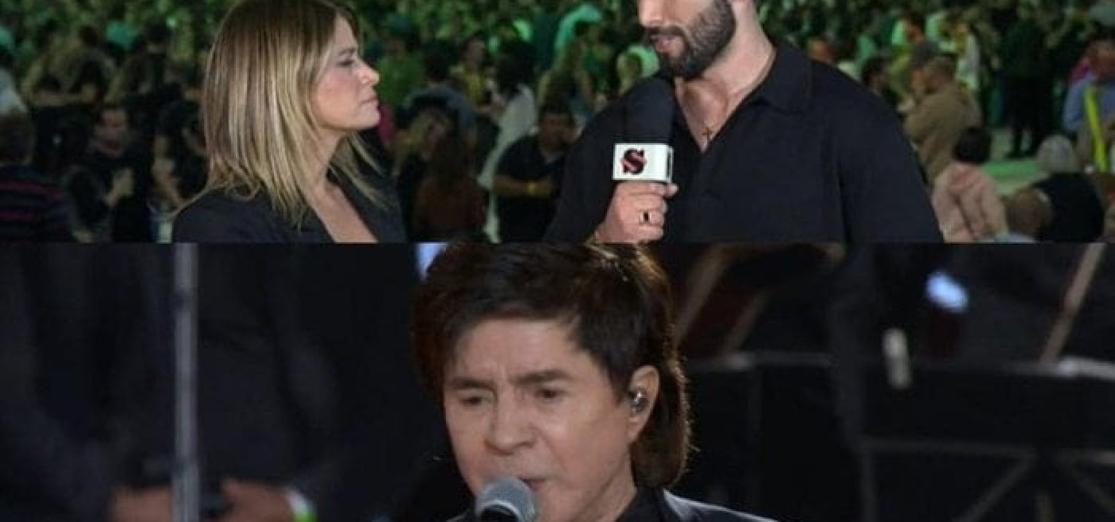 O gaúcho Matteus, natural do Alegrete, apresentou o primeiro dia do Festival ao lado de Thaeme e Didi Wagner.
Globoplay / Reprodução