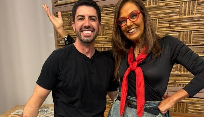 Marco Matos e Cristina Ranzolin vão dançar chula no "Jornal do Almoço" desta sexta-feira (20).
RBS TV / Divulgação