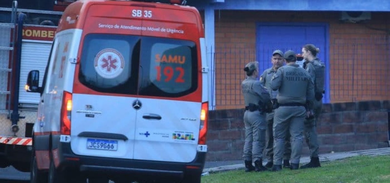 Brigada Militar montou um cerco em torno do local.
Ronaldo Bernardi / Agencia RBS