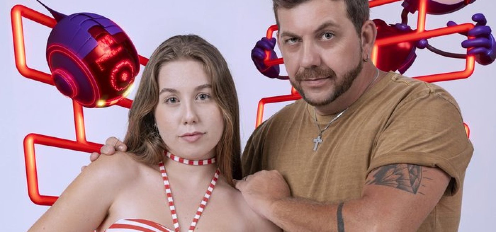 Raissa e Edilberto foram eliminados do Big Brother Brasil.
Fabio Rocha / Globo / Divulgação