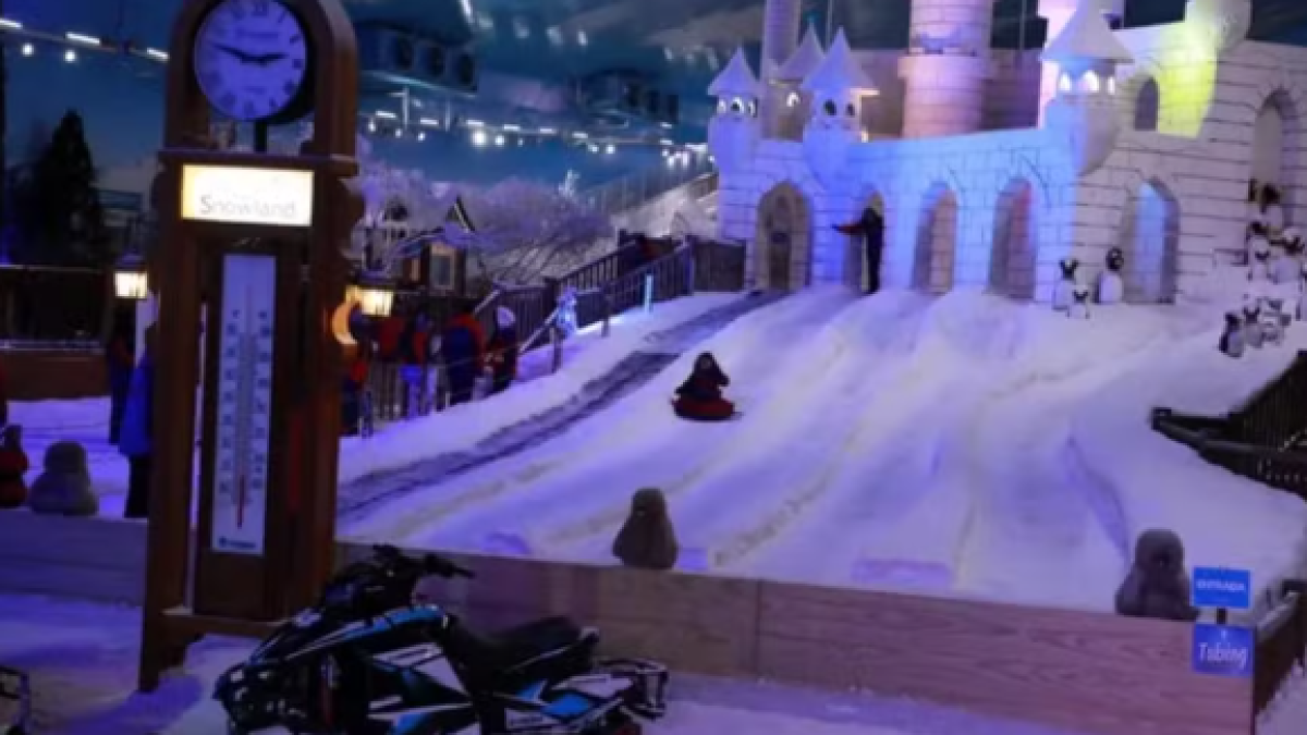 Parque Snowland, em Gramado.  — Foto: Cleiton Thiele/ Gramado Parks/ Divulgação