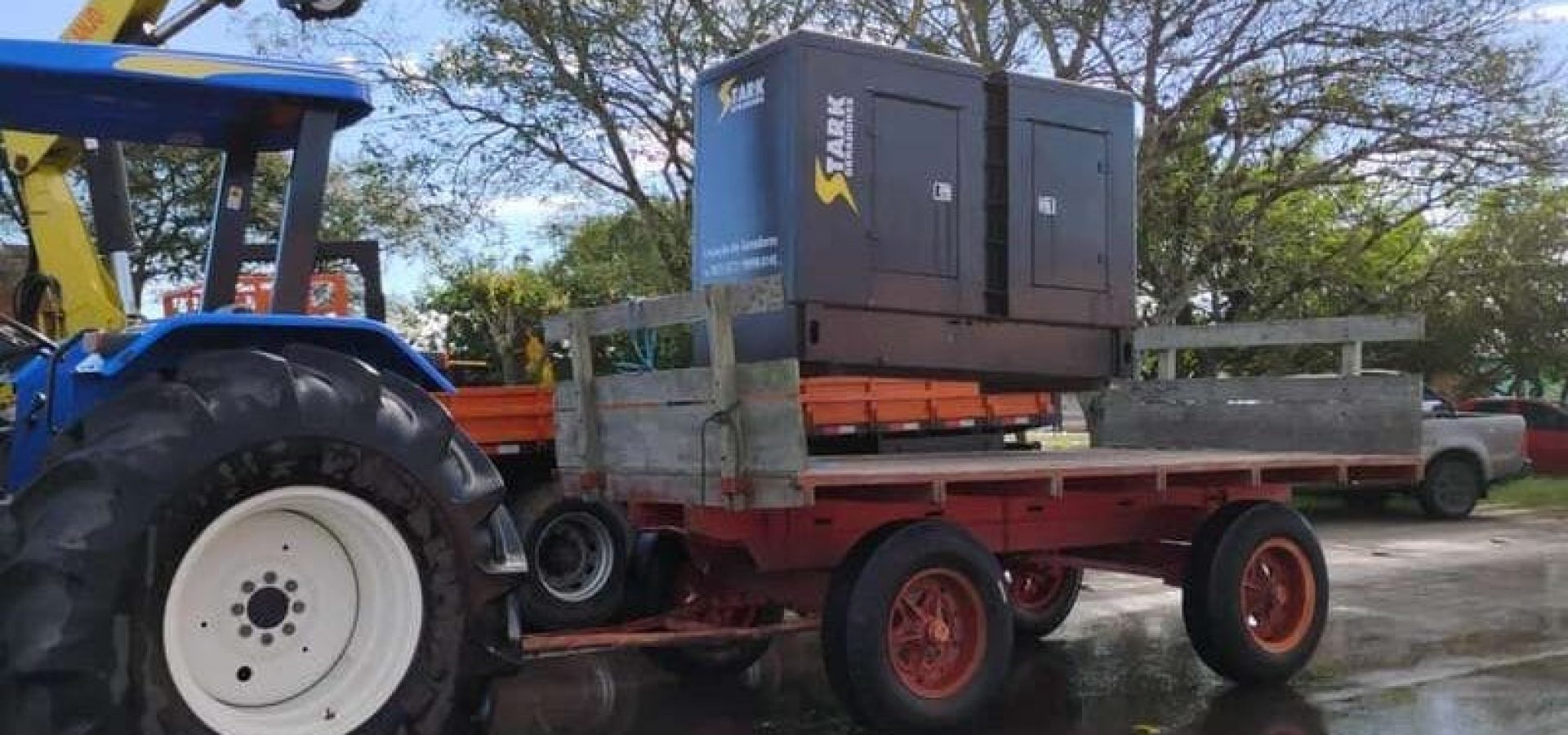 Cidade alagada: Corsan usa gerador para garantir abastecimento de água em Palmares do Sul