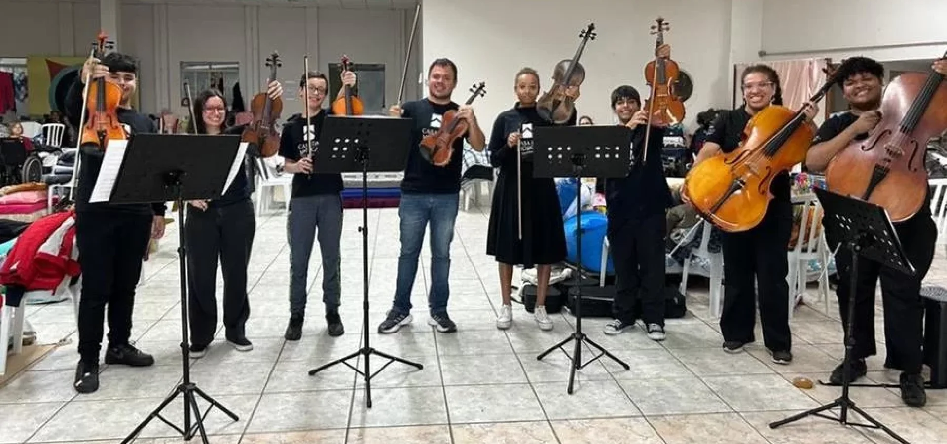 Casa da Música realiza Circuito de Música nos Abrigos | Foto: Casa da Música / Divulgação