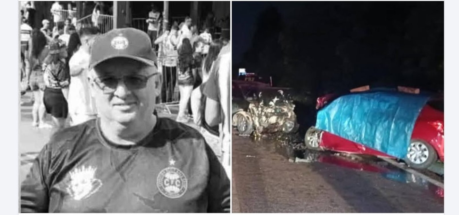 Dois torcedores do Coritiba morrem em colisão frontal na BR-116, em Mandirituba