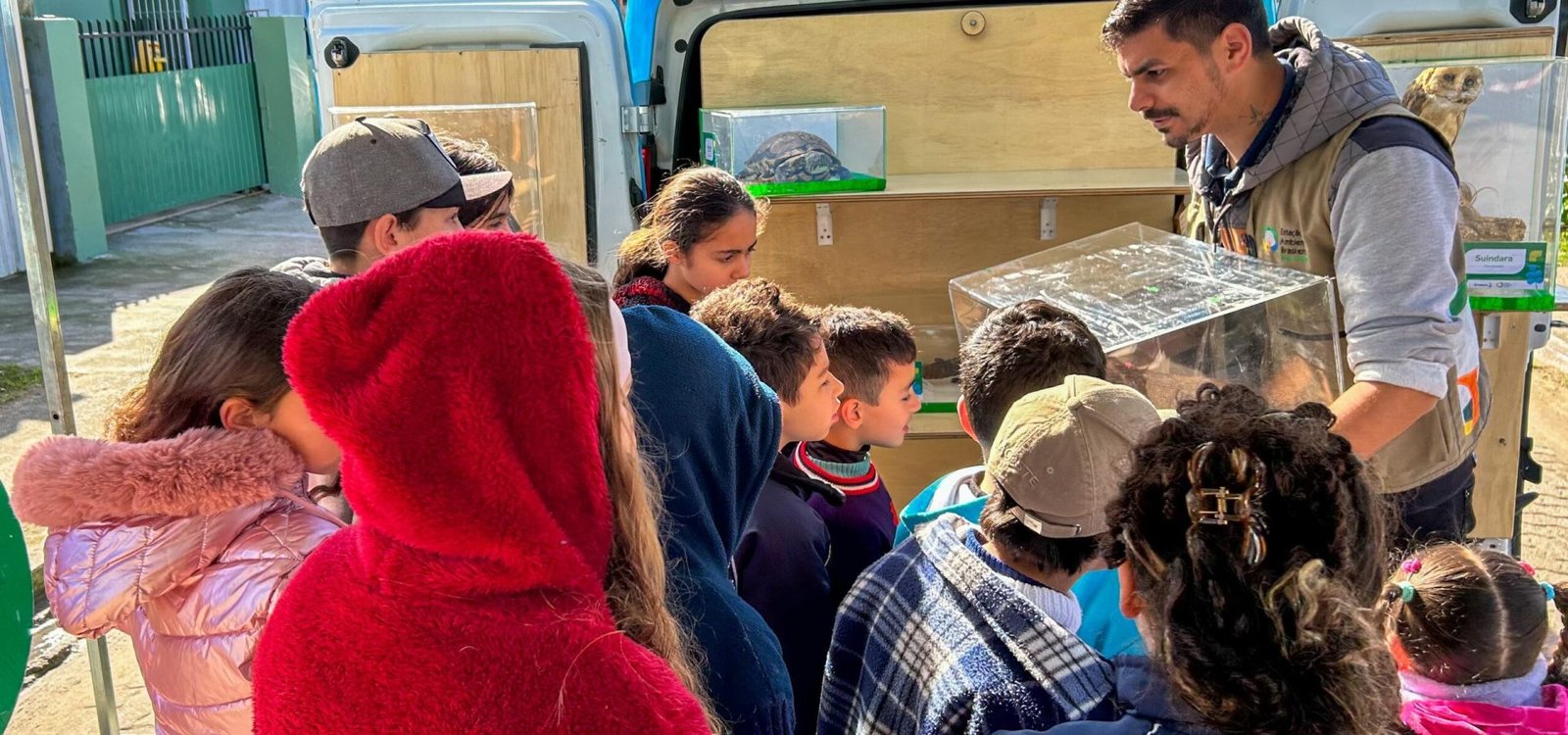 Em formato itinerante, Estação Ambiental Braskem levou educação ambiental a 12 cidades, incluindo, Rio Grande - Crédito - Jeferson Conceição
