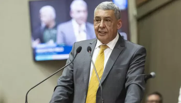 Sebastião Melo foi reeleito em 2024 com 61,53% dos votos válidos após derrotar a candidata Maria do Rosário.

Foto: Fernando Antunes/CMPA