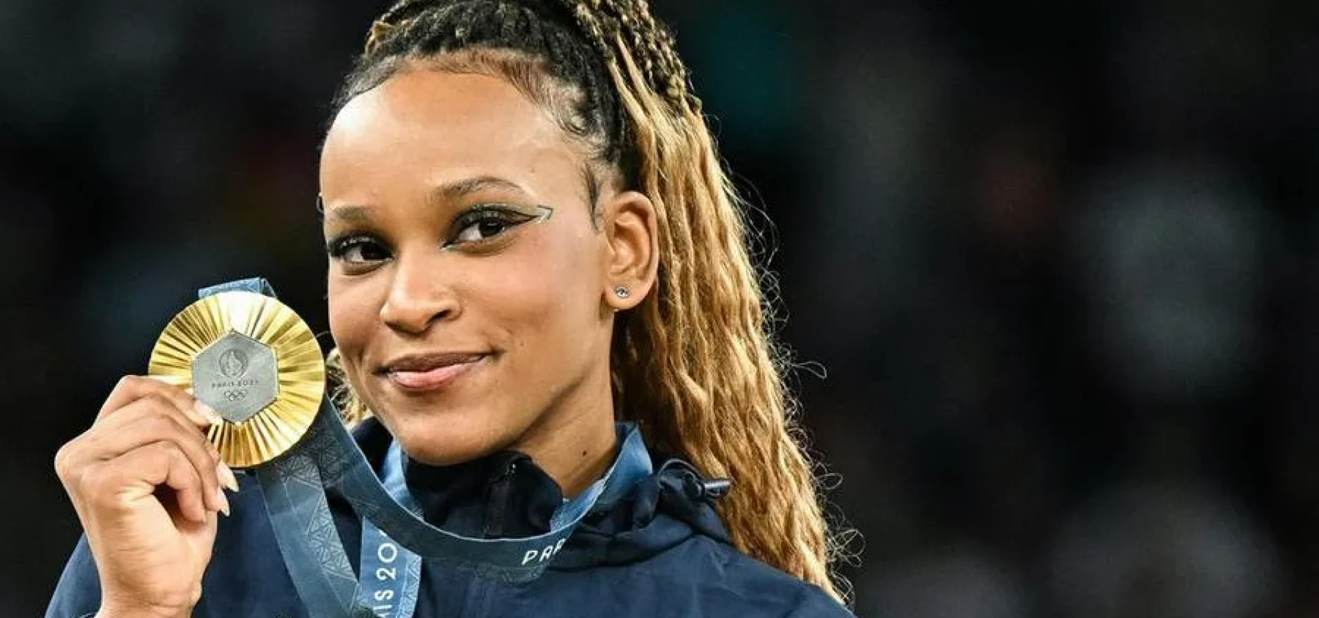 Rebeca Andrade fez história em Paris. | Foto: Gabriel Bouys / AFP / CP