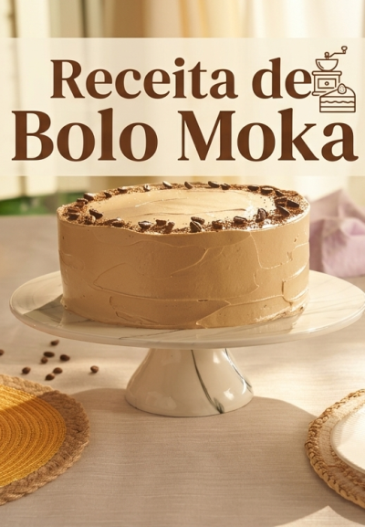 Aprenda a fazer um Bolo Moka