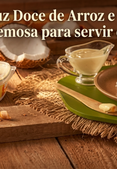 Cuscuz Doce de Arroz e Coco
