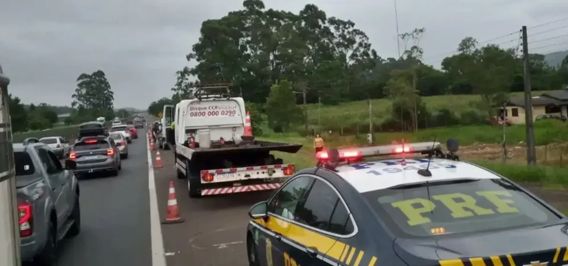 Foto: PRF | Fonte: Rádio Maristela (Torres)