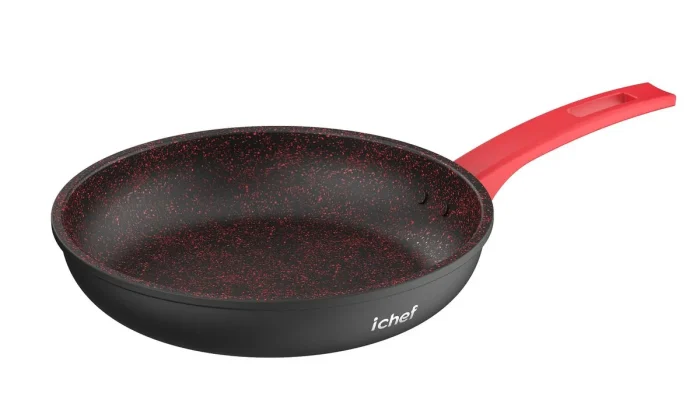 Panela First Sauté Grand Vermelha 24cm Ichef Polishop