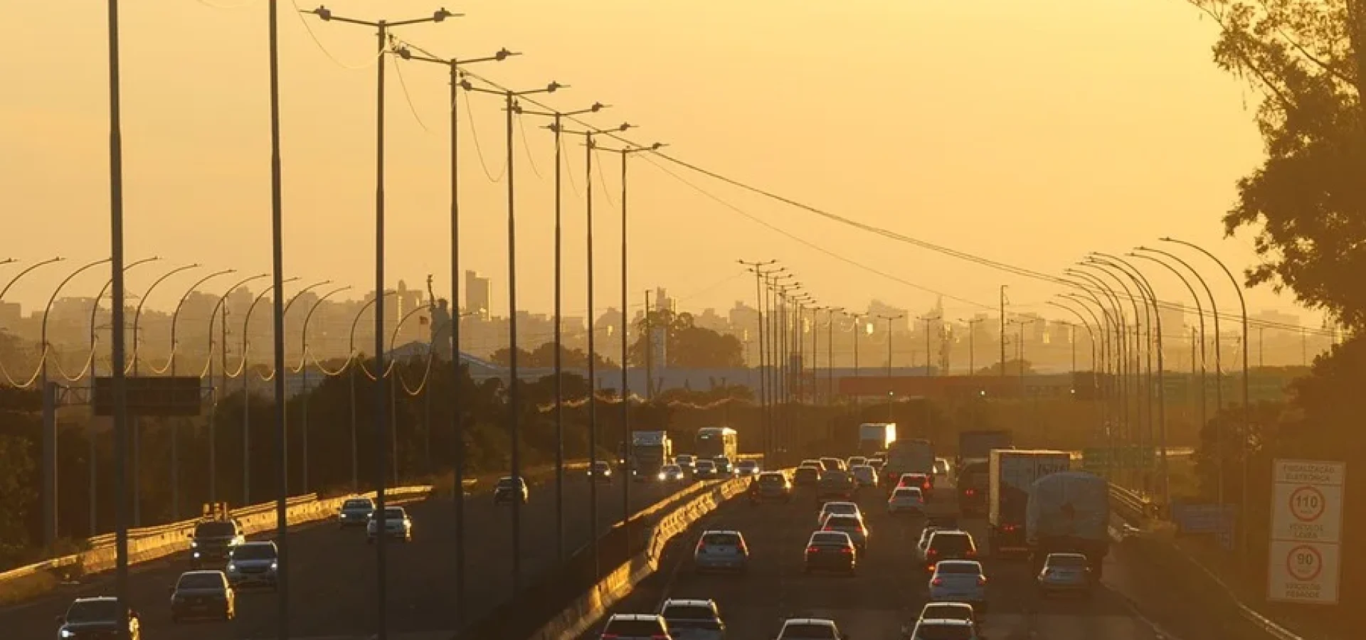 Chegada a Porto Alegre registra fluxo intenso no fim da tarde.
Foto : Fabiano do Amaral