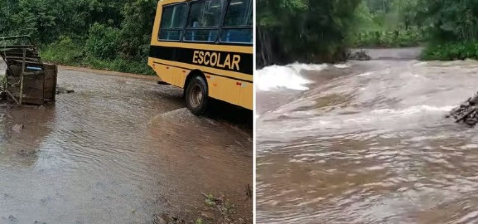 Screenshot_7 Maquiné tem transtornos após chuva de mais de 100 mm.  — Foto: Imagens cedidas: Cléber Trisch