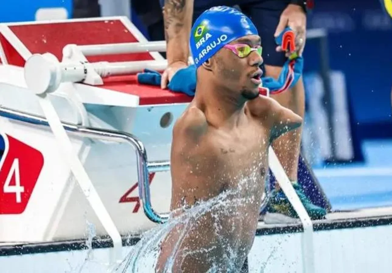 Gabrielzinho conquistou sua quarta medalha paralímpica. | Foto: Wander Roberto / CPB / Divulgação / CP