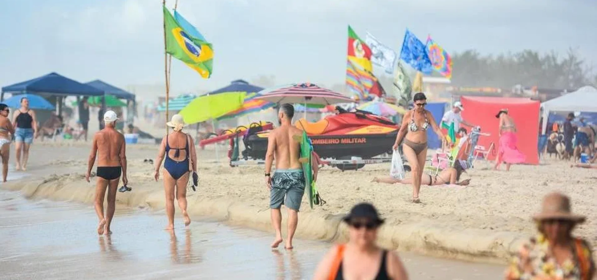 Ambiental de sábado em Capão da Canoa. | Foto: Pedro Piegas