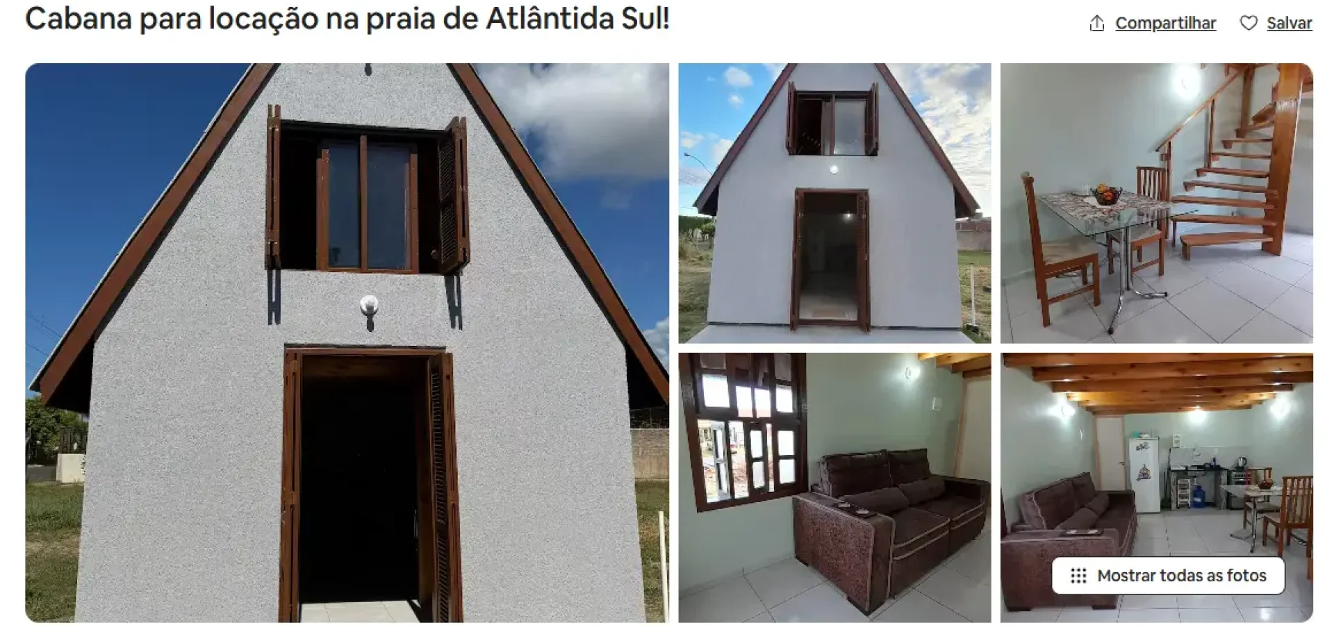 Linda Cabana para Locação na Praia de Atlântida Sul Linda Cabana para Locação na Praia de Atlântida Sul