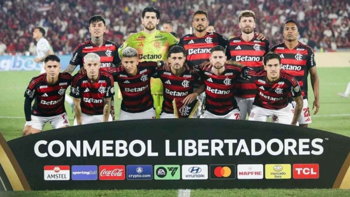 Flamengo na Libertadores. (Foto: Gilvan de Souza/ Flamengo)