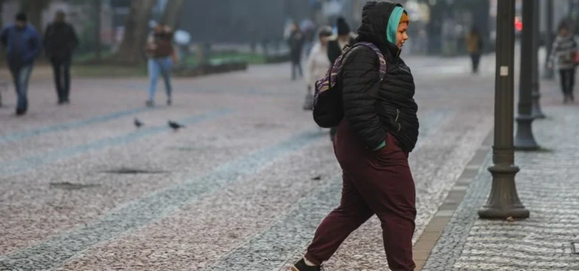 A massa de ar frio enfraquece, mas ainda será um dia de temperatura baixa no Estado. | Foto: Camila Cunha