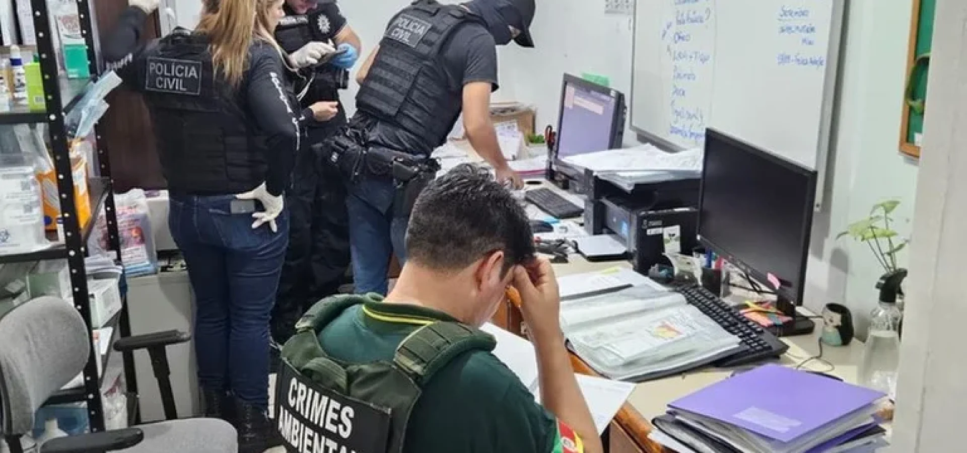 Operação Carrasco teve como alvo ex-secretária da causa animal em Canoas. | Foto: Polícia Civil / CP