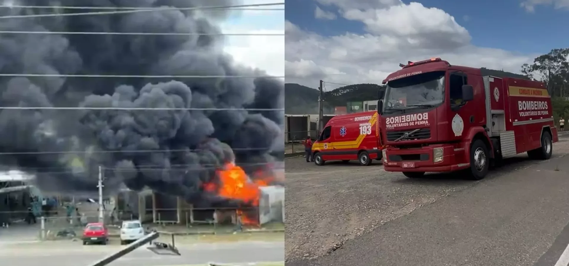 Fogo teria começado após faíscas de lixadeira atingirem espuma expansiva.