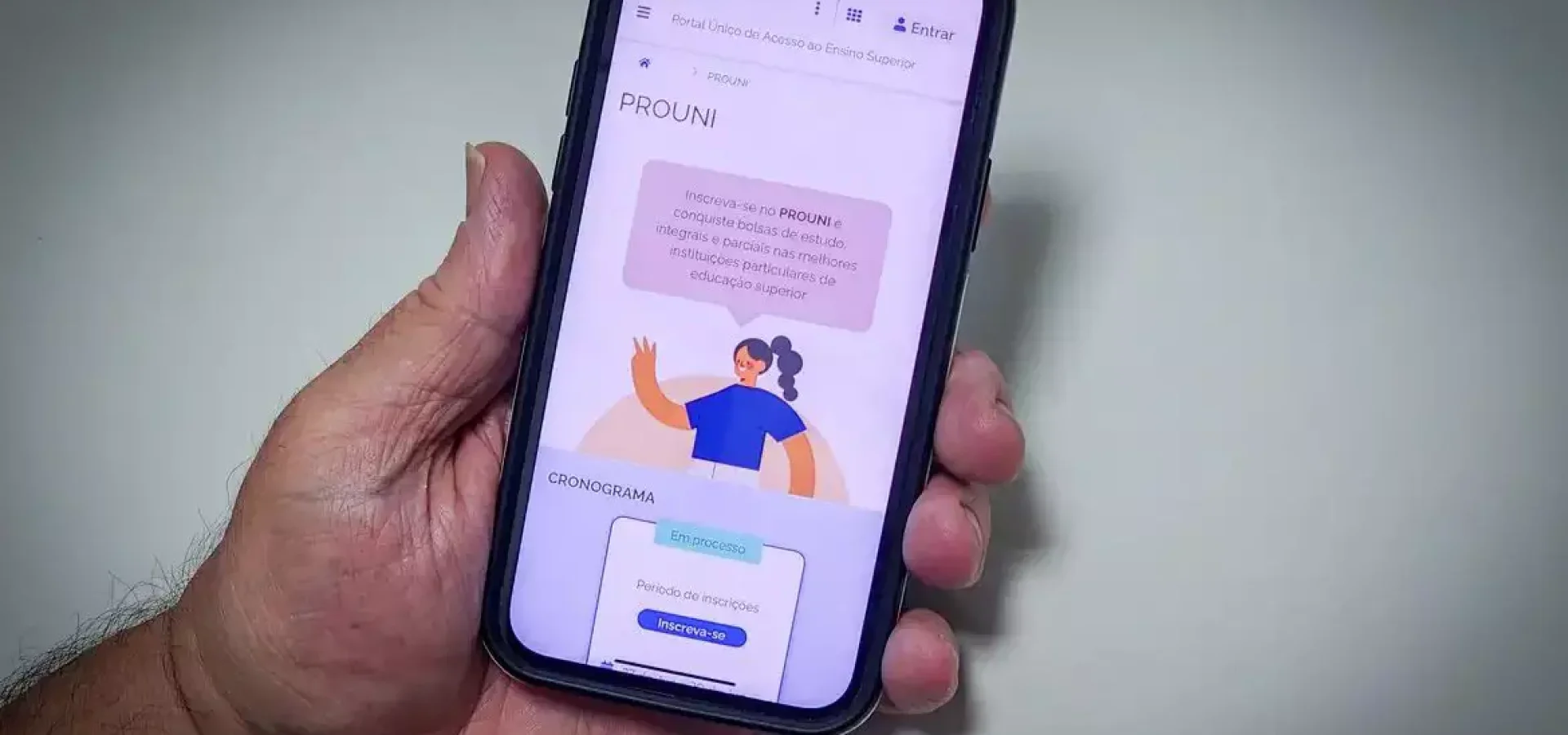 O programa oferece bolsas integrais e parciais em instituições de ensino superior particulares.

Foto: Rafa Neddermeyer. /Agência Brasil