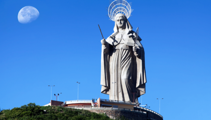 O Rio Grande do Norte Ganhou Estátua de Santa Rita de Cássia.