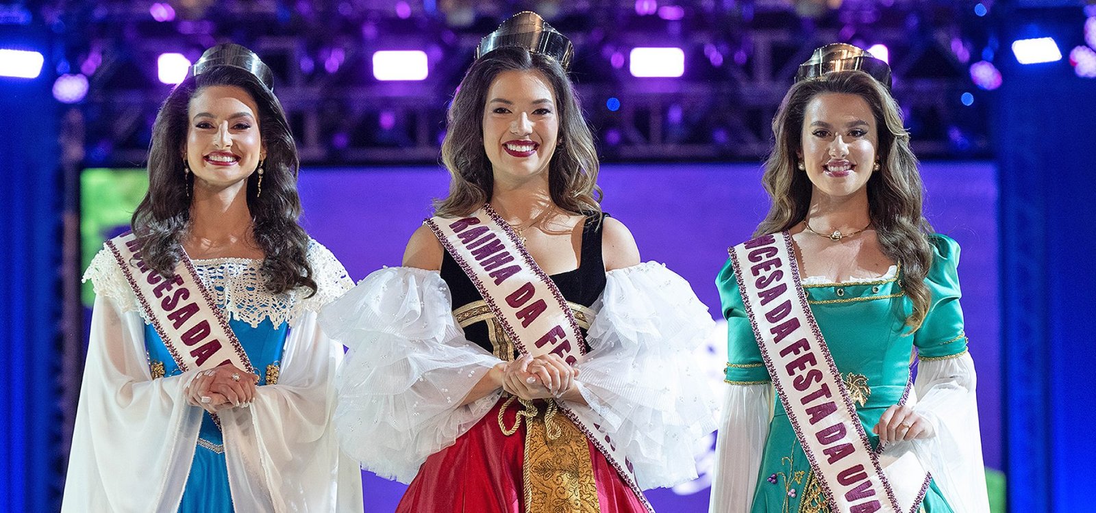 Rainha e Princesas da Nacional da Uva 2026.