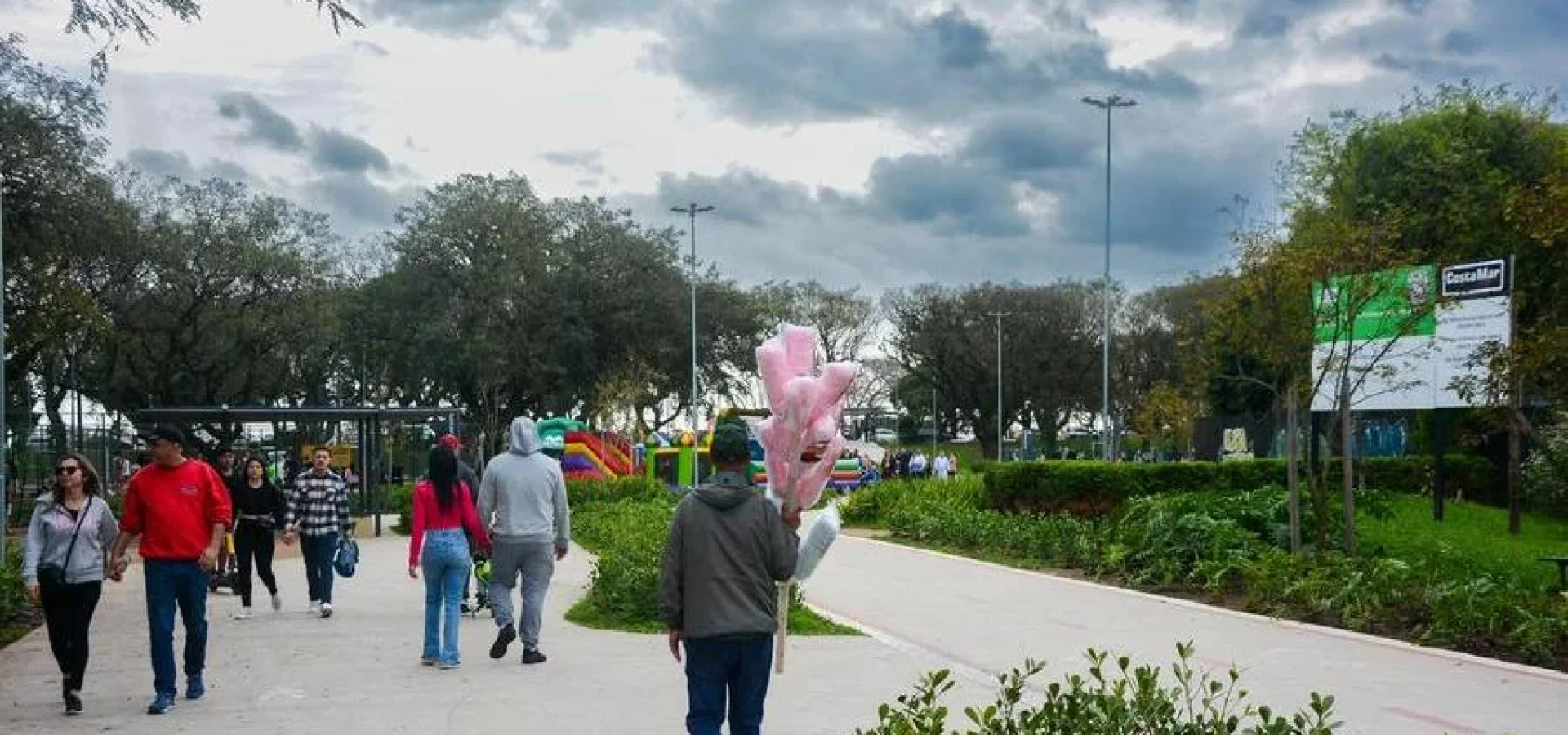 A nebulosidade aumenta e chove em pontos do Oeste gaúcho. | Foto: Pedro Piegas / CP Memória