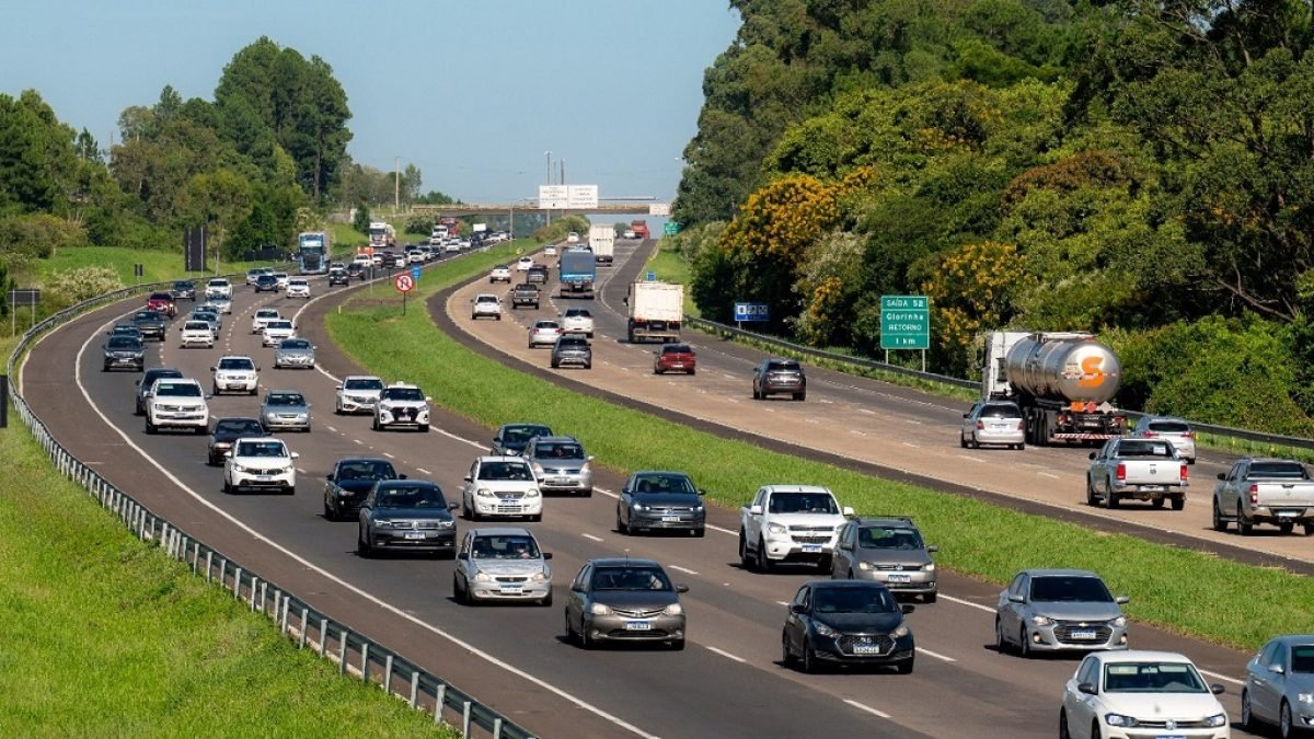 Trecho da Freeway em Glorinha. (Foto: CCR ViaSul / Divulgação)